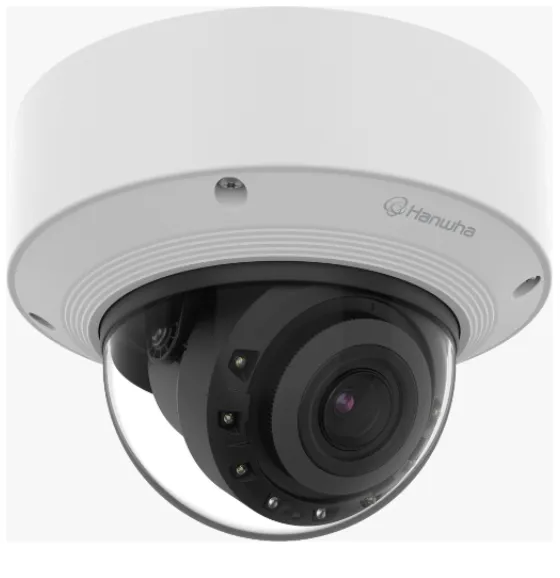 [XND-A6084RV] Hanwha Indoor Dome Camera (AI, 2MP, Adjustable Zoom 2.8–12mm)