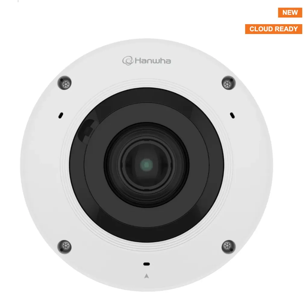 [XNF-A9014RV] Hanwha 360° Fisheye Camera (AI, 12MP Wide View)